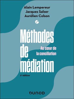 cover image of Méthodes de médiation